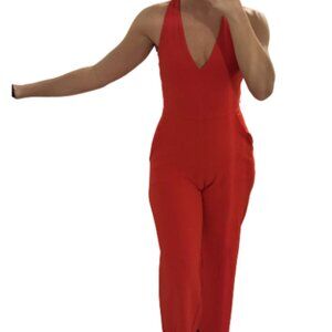 Express Red Jumpsuit Size S (will fit mediums!)
